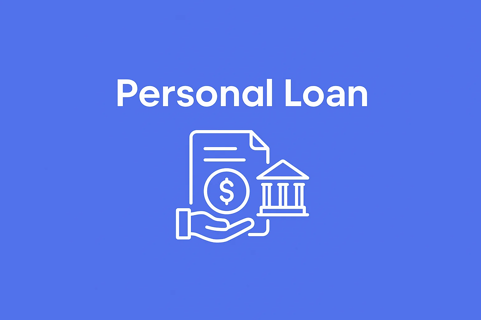 Personal loan application dashboard